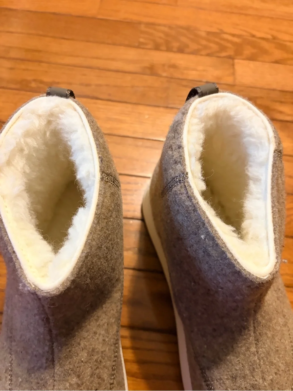 allbirds mens 10 Wool Ankle Booties in Taupe